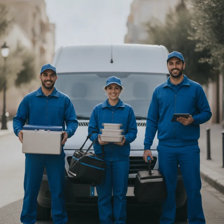 Entrega de Comidas equipo en Madrid